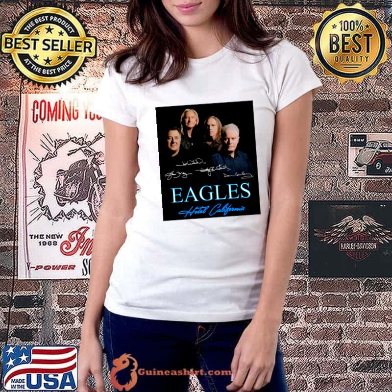 Eagles Band Signature Person Music T-Shirt, hoodie, sweater, long