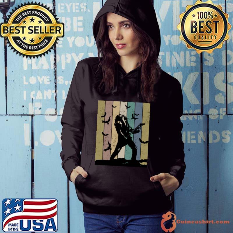 Eddie Munson Playing Guitar Bat Vintage Stranger Things T-Shirt