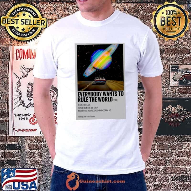 Everybody Wants To Rule The World 1985 Tears For Fears concert T-Shirt