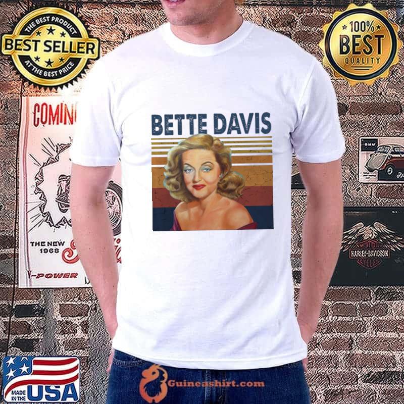 Eyes that Sparkle Bette Davis American Actress Vintage T-Shirt