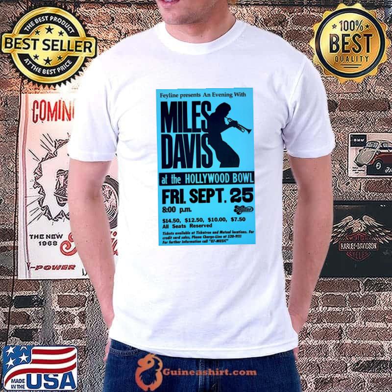 Feyline Presents An Evening With Miles Davis At The Hollywood Bowl concert flyer T-Shirt