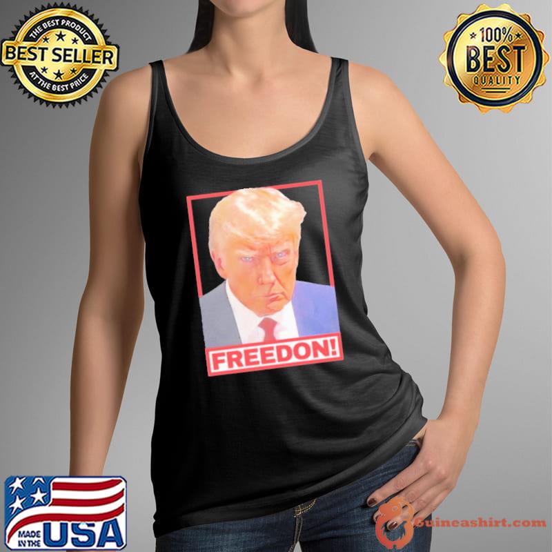 FREEDON Trump Mugshot President Shirt