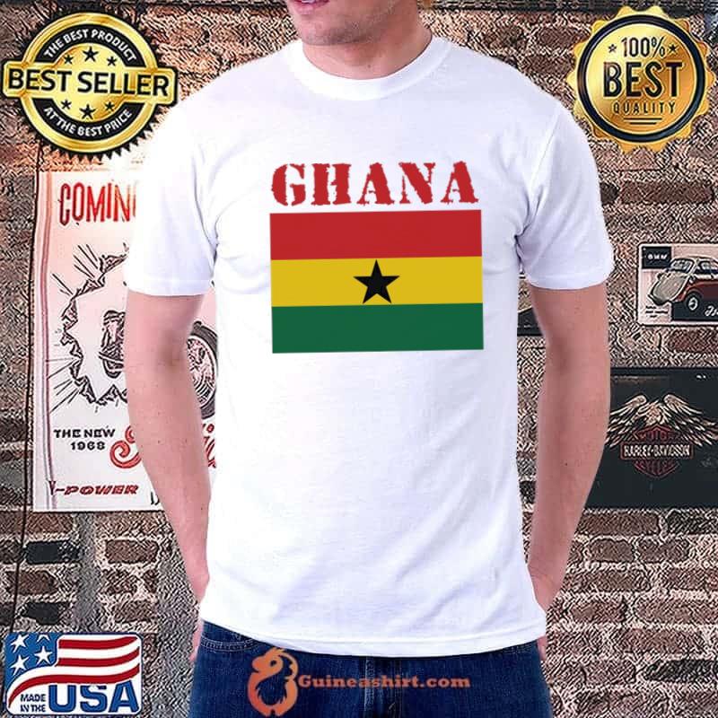 Ghana Colored Flag Shirt