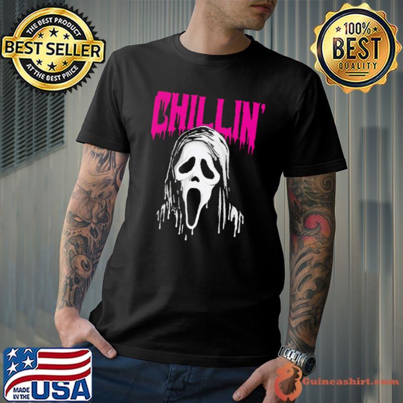 Ghost Face Chillin Halloween Shirt Unisex