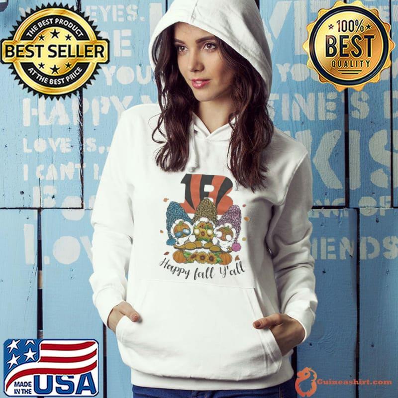 Happy Fall Y'all Cincinnati Bengals 2023 T-shirt, hoodie, sweater, long  sleeve and tank top