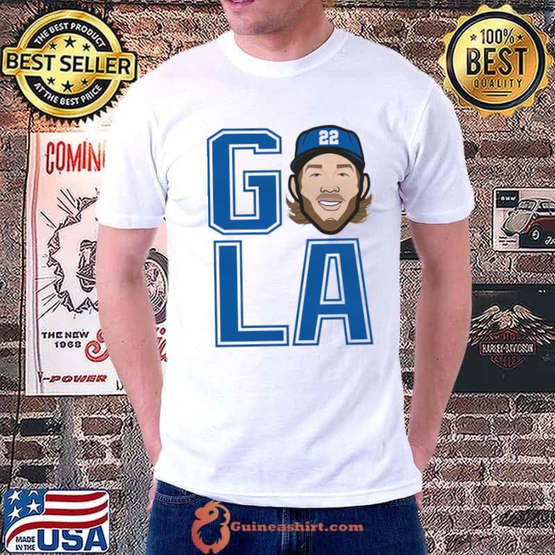 Gola clayton kershaw american baseball pither La Dodgers T-Shirt -  Guineashirt Premium ™ LLC