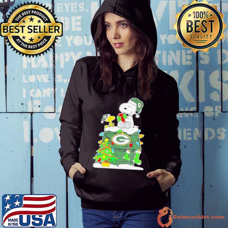 Snoopy and Peanut Green Bay Packers Merry Christmas Sweater, hoodie,  longsleeve tee, sweater