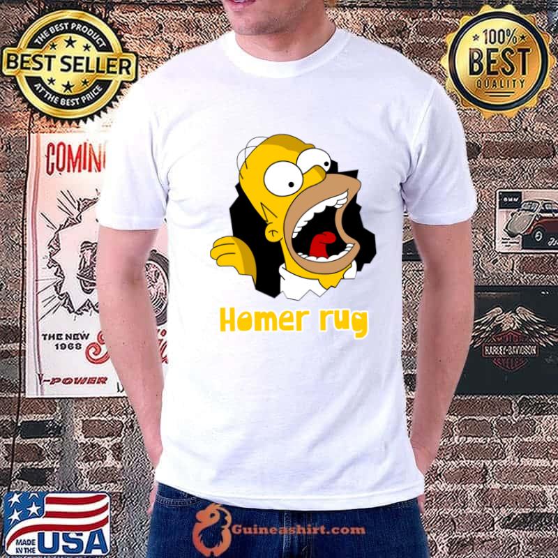 Homer Rug NFT Cartoon Art Simpsons T-Shirt