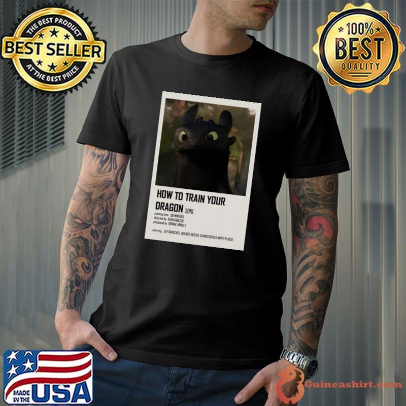 How To Train Your Dragon Toothless Poster T-Shirt Unisex