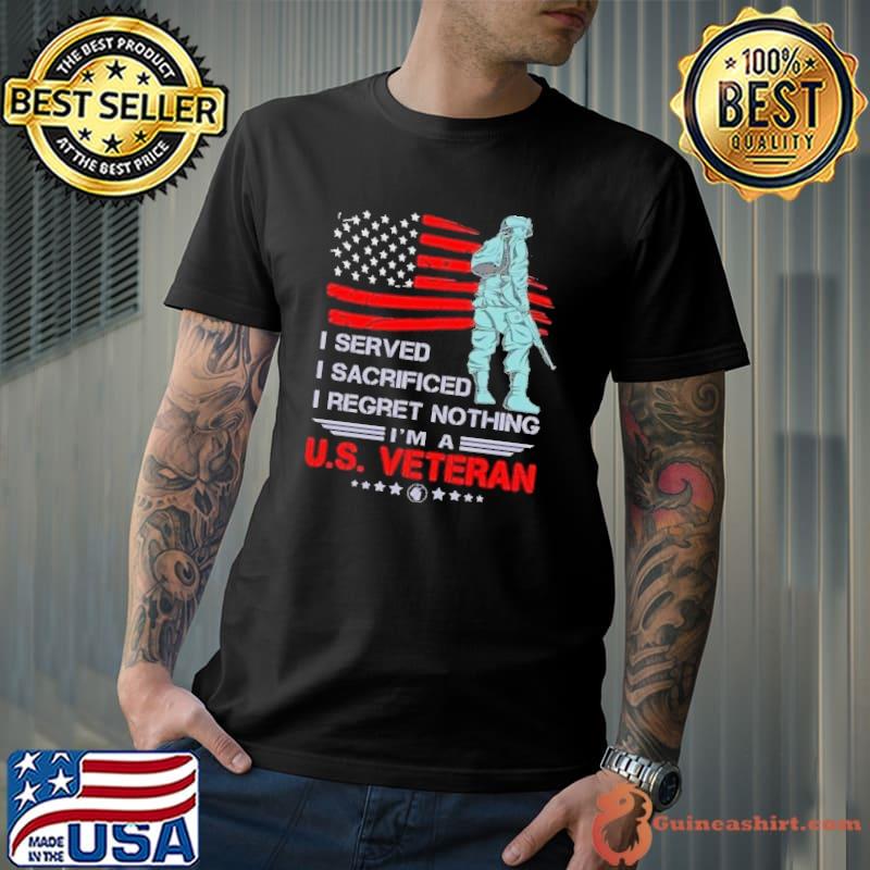 I served i sacrificed regret nothing us vietnam usa flag s Unisex