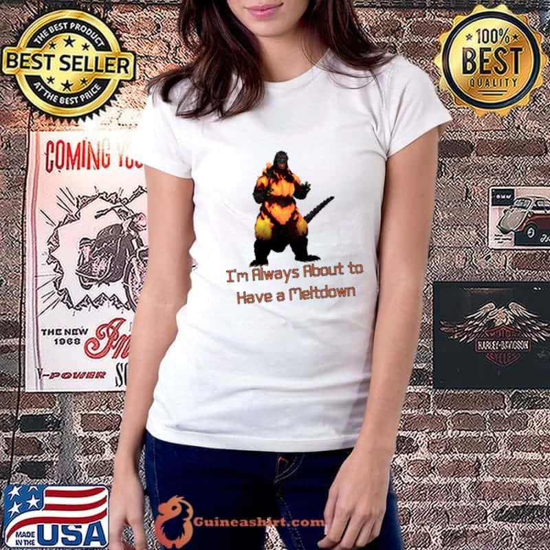 I'm Always About To Have A Meltdown Goji Meltdown T-Shirt Ladiestee