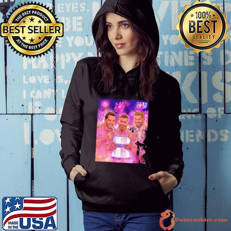 Inter Miami Win The Leagues Cup First Champions 2023 Fireworks Shirt