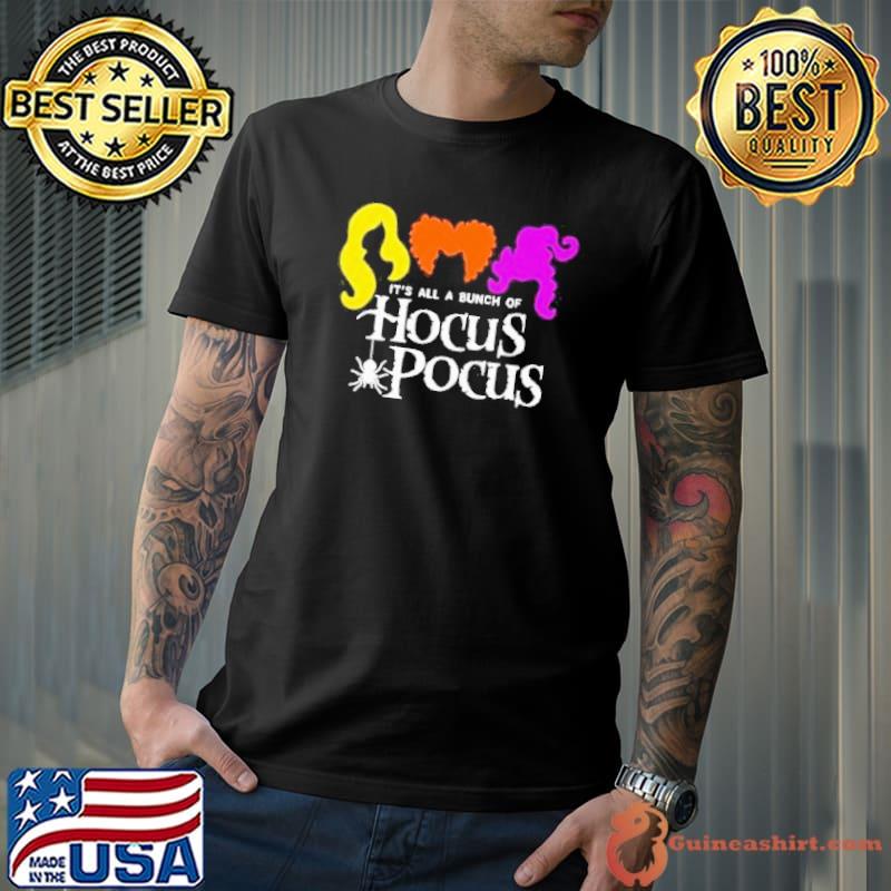It's all a bunch of Hocus Pocus spider halloween shirt