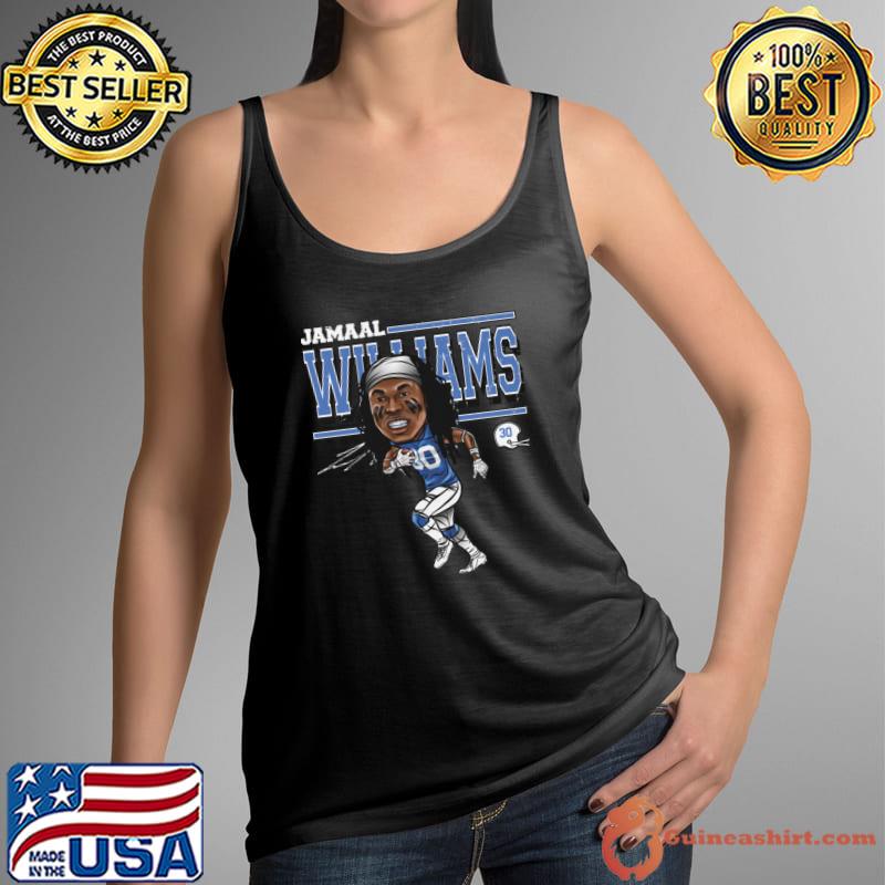 Jamaal Williams American football running back Signature Cartoon T-Shirt Tank Top