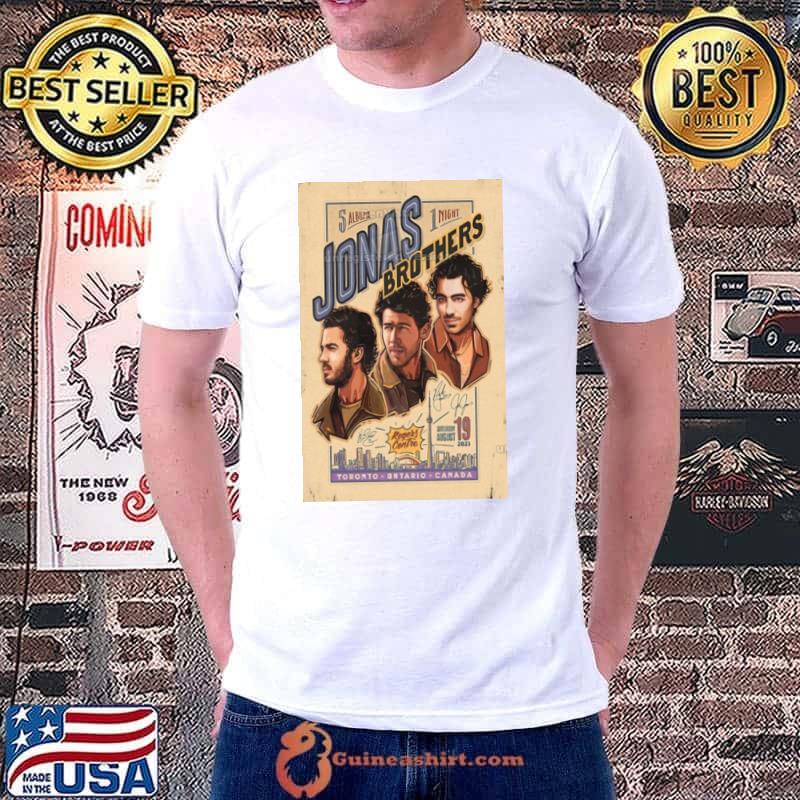 Jonas brothers august 19 2023 in Toronto Ontario Canada event photo poster Shirt (watermarked)