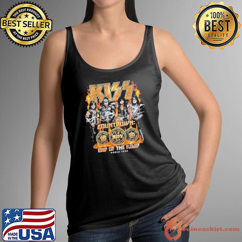 Kiss End Of The Road Tour T-shirt,Sweater, Hoodie, And Long Sleeved,  Ladies, Tank Top