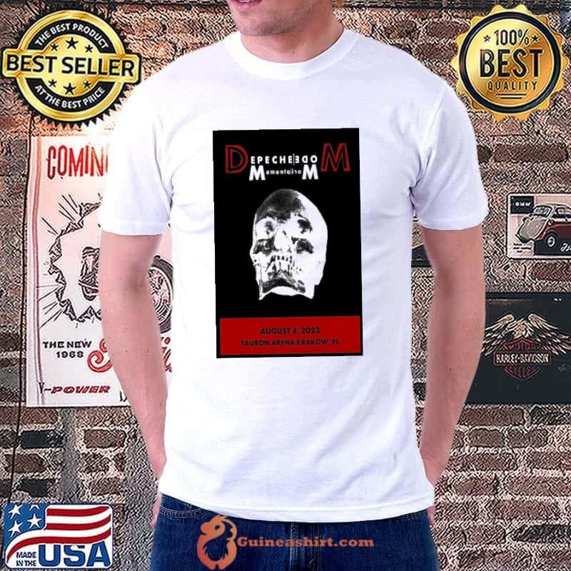 Krakow august 4th depeche mode tour 2023 poster shirt