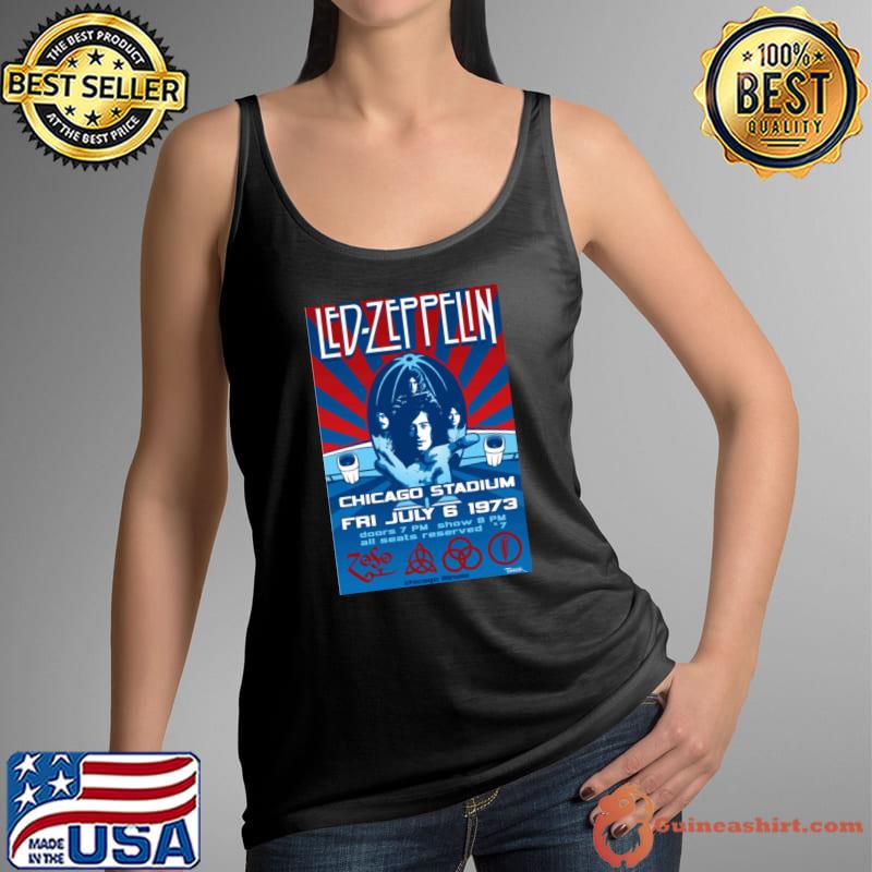 Led Zeppelin Concert Chicago Stadium Fri All Seats Reserved T-Shirt
