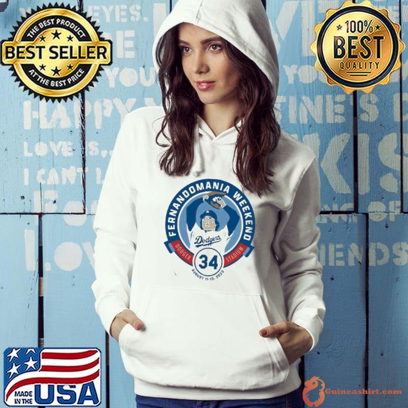 Los Angeles Dodgers Fernandomania Weekend Dodger Stadium 34 Shirt Hoodie