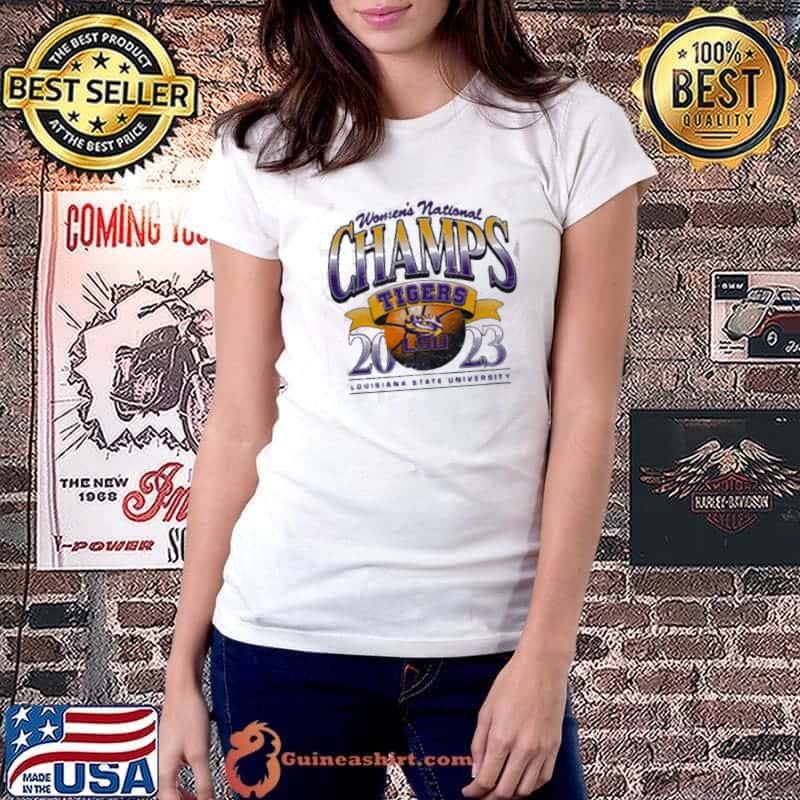 Lsu Tigers 2023 Women’s Basketball Champs Louisiana State University Shirt Ladiestee