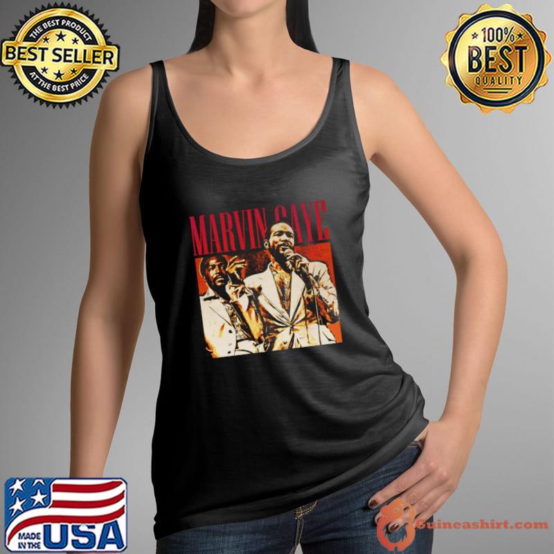 Marvin Gaye Retro American R&B and soul singer and songwriter T-Shirt Tank Top