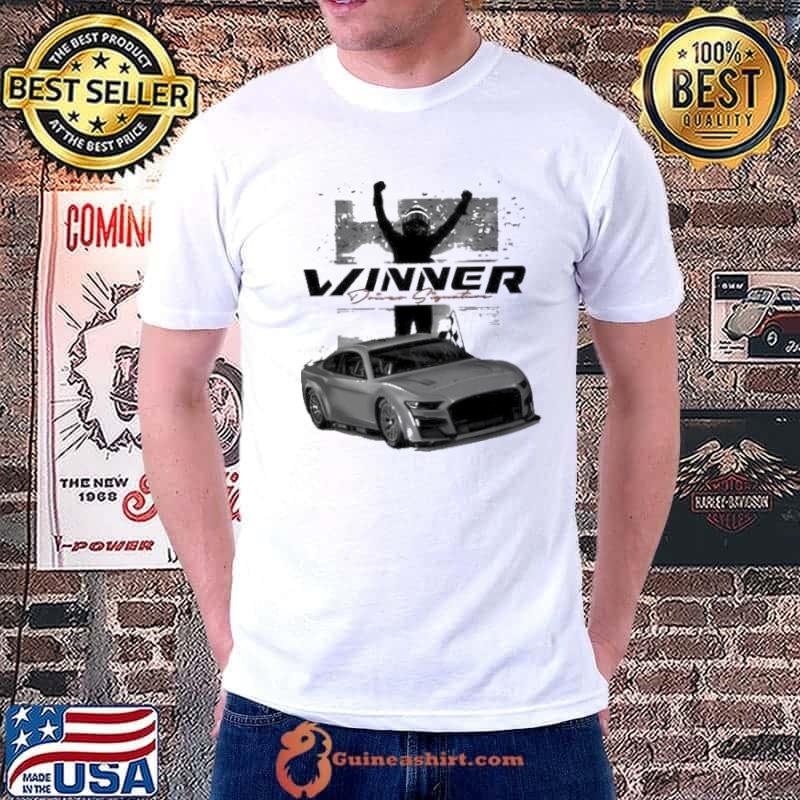 Michael Mcdowell Checkered Flag Sports 2023 Verizon 200 At The Brickyard Race Winner Shirt