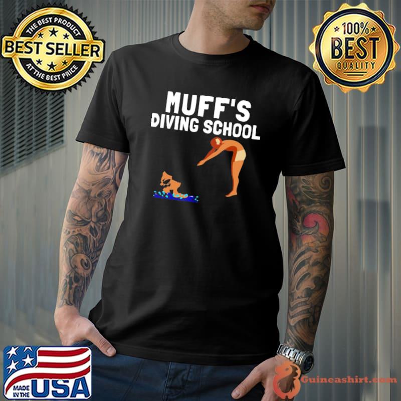 Muff’s Diving School Diving On Pussy Cat Shirt Unisex