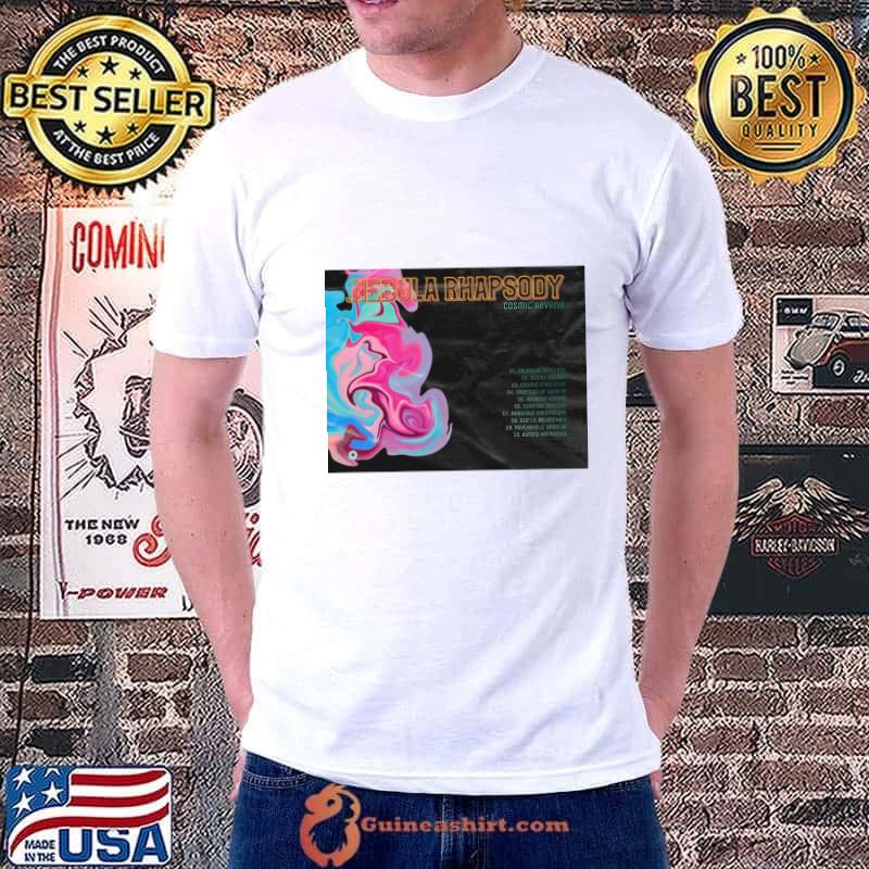 Nebula rhapsody cosmic reverie psychedelic rock album T-Shirt