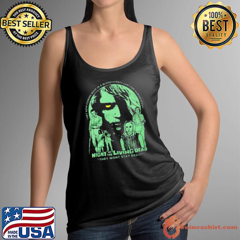 Night Of The Living Dead Against They Wont Stay Dead 2023 s Tank Top