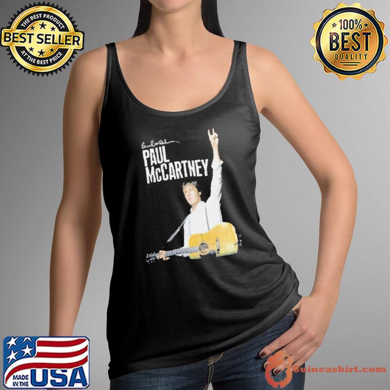 Paul Mc Cartney signature English singer s Tank Top