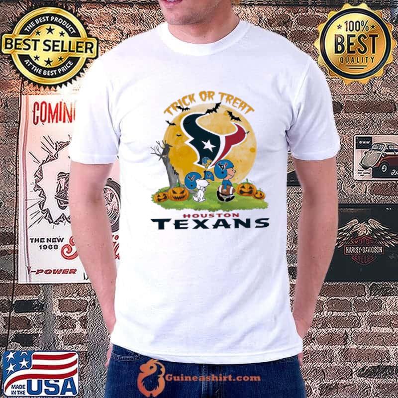 Peanuts Snoopy Trick or Treat Halloween Houston Texans shirt, hoodie,  sweater, long sleeve and tank top