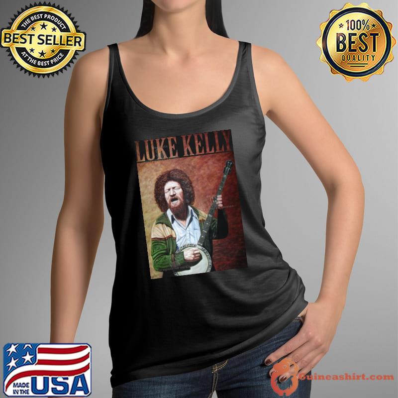 Playing Guitar Luke Kelly Poster Shirt