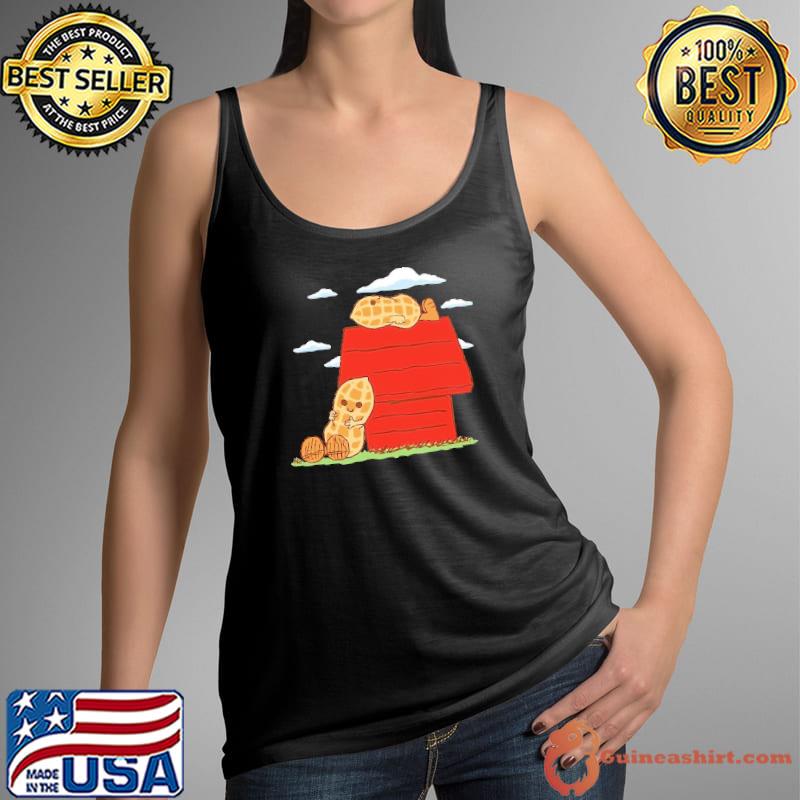 Real Peanut Cartoon House Red s Tank Top