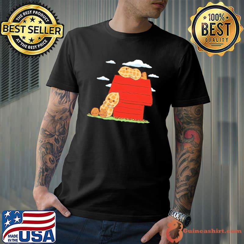 Real Peanut Cartoon House Red s Unisex