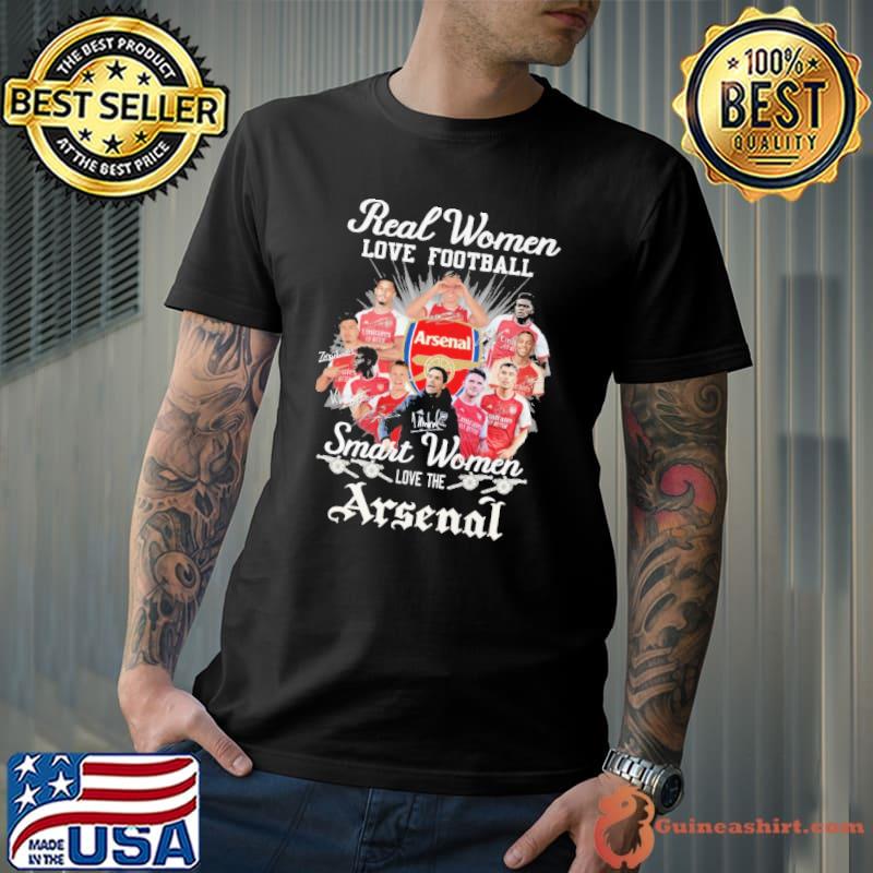 Real women love football smart women love the Arsenal signature s Unisex