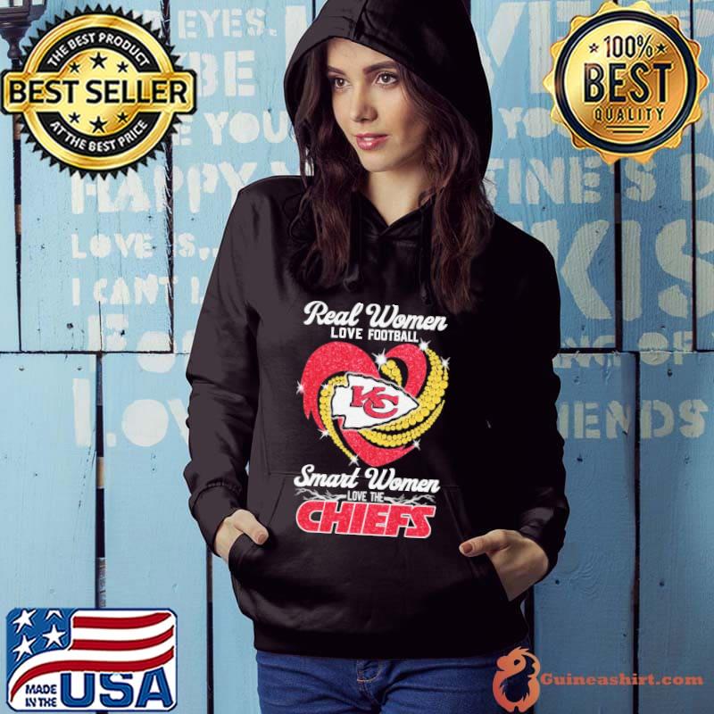 Real Women Love Football Smart Women Love The Kansas City Chiefs Champions  Unisex T-Shirt