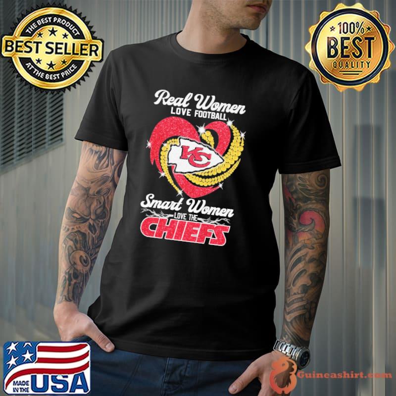 Real women love football smart women love the KC Chiefs shirt, hoodie,  sweater, long sleeve and tank top