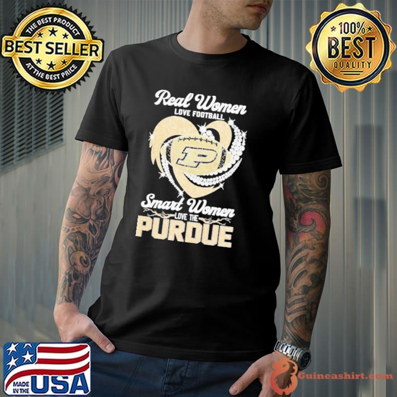 Real Women Love Football Smart Women Love The Purdue Diamond s Unisex