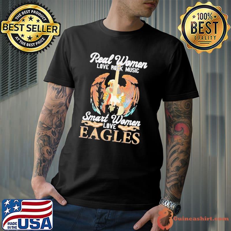 Real Women Love FootBall Smart Women Love The Eagles T Shirt - Growkoc
