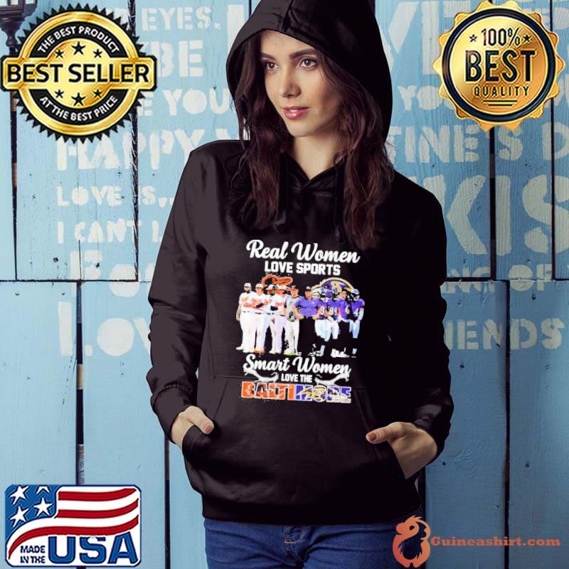 Baltimore Ravens real women love football smart women love the Baltimore  Ravens signatures 2023 shirt, hoodie, sweater, long sleeve and tank top