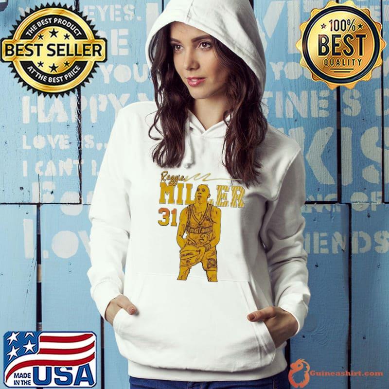 Reggie Miller no 31 Indiana Pacers Basketball s Hoodie