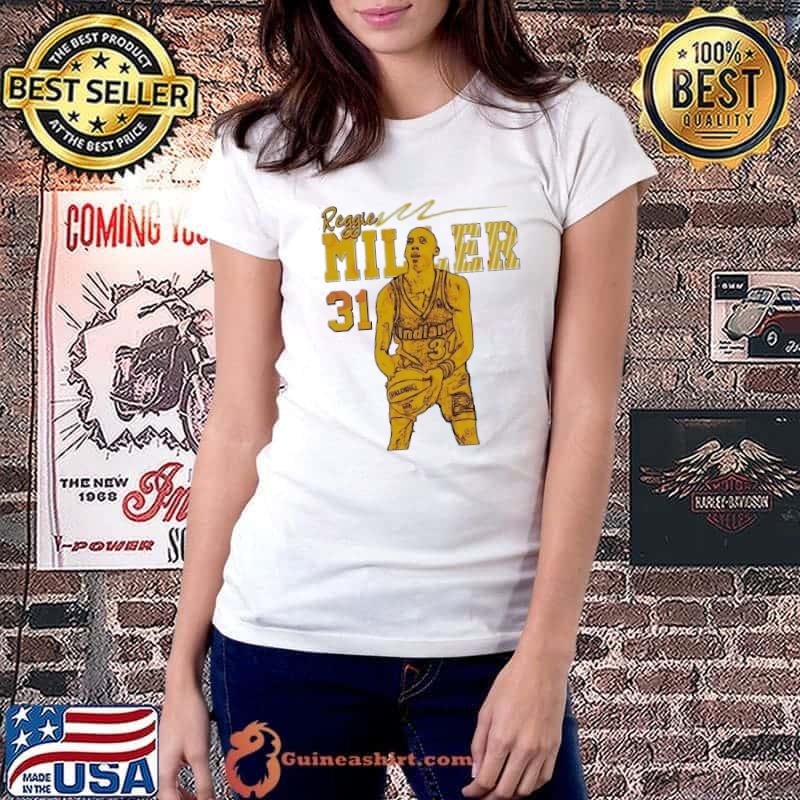 Reggie Miller no 31 Indiana Pacers Basketball s Ladiestee