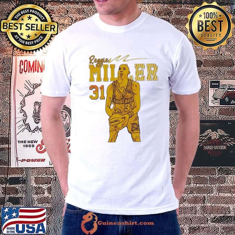 Reggie Miller no 31 Indiana Pacers Basketball shirt