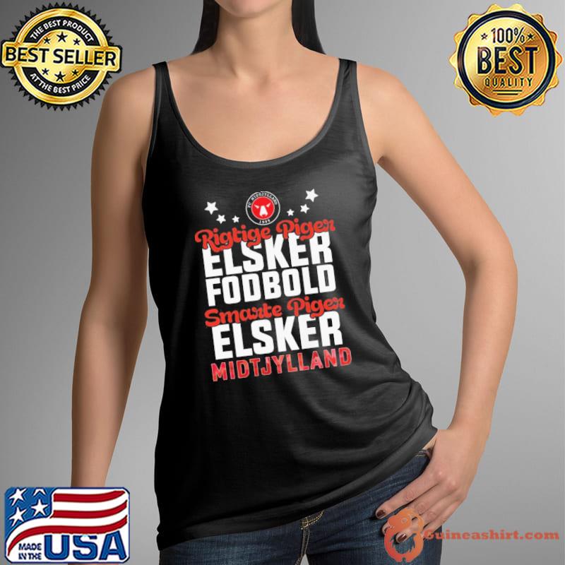 Rigtige piger elsker fodbold smarte piger midtjylland s Tank Top