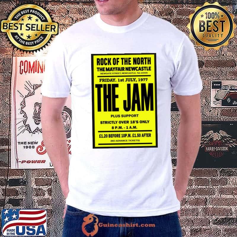 Rock Of The North The Mayfair Newcastle The Jam concert T-Shirt
