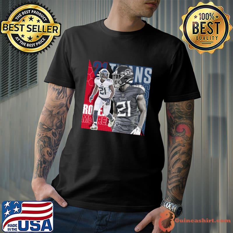 Roger McCreary football cornerback Paper Poster Titans 7 T-Shirt