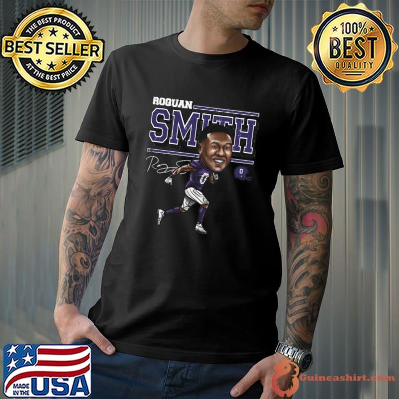 Roquan Smith Signature football linebacker Baltimore Cartoon T-Shirt Unisex