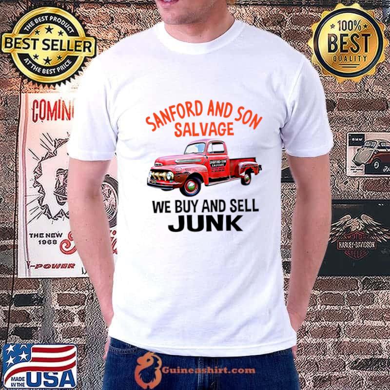 Sanford And Son Salvage We Buy And Sell Junk Red Car T-Shirt