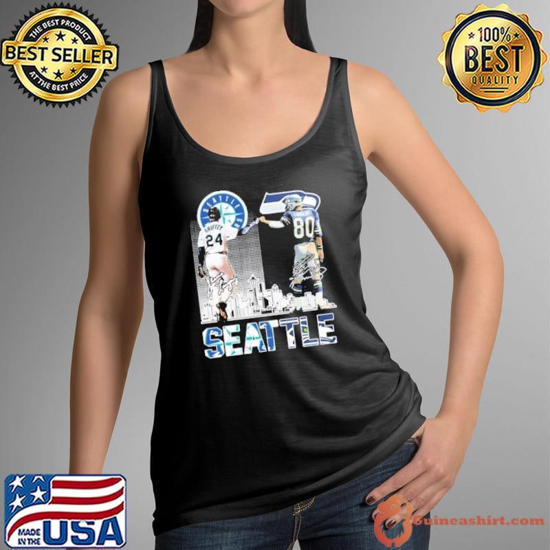 Hersmiles.co on X: Ken Griffey Jr And Steve Largent Seattle City  Signatures Shirt Get it here:  This is the Official Ken  Griffey Jr And Steve Largent Seattle City Signatures Shirt hoodie