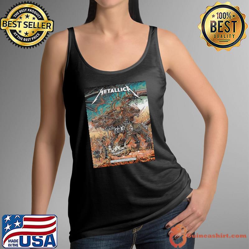 Second Night August 27th 2023 Metallica M72 Los Angeles Met On Tour In SoFi Stadium Shirt Tank Top